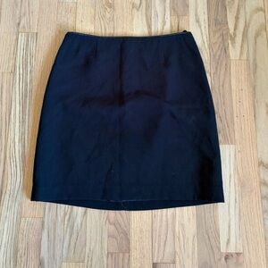 GAP Pencil Skirt Black Lined Zip 6